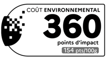 cout environnemental textiles score