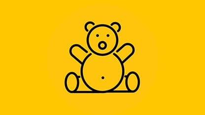 Illustration ours en peluche, jouet et jeux - normes britanniques UK