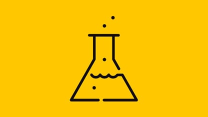 Illustration d'une éprouvette pour réaliser des tests en laboratoire