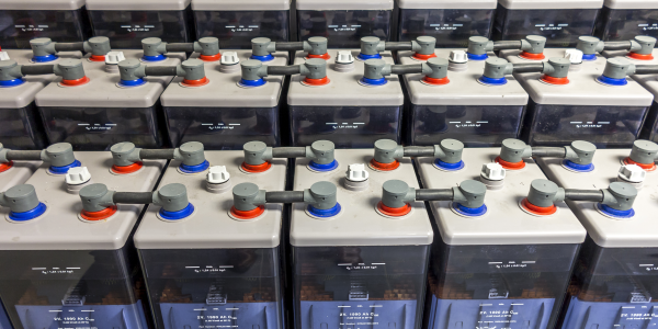 Rangées de batteries au plomb haute capacité